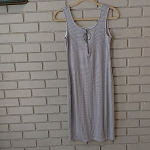 I JOAH Striped Sheath Dress Medium